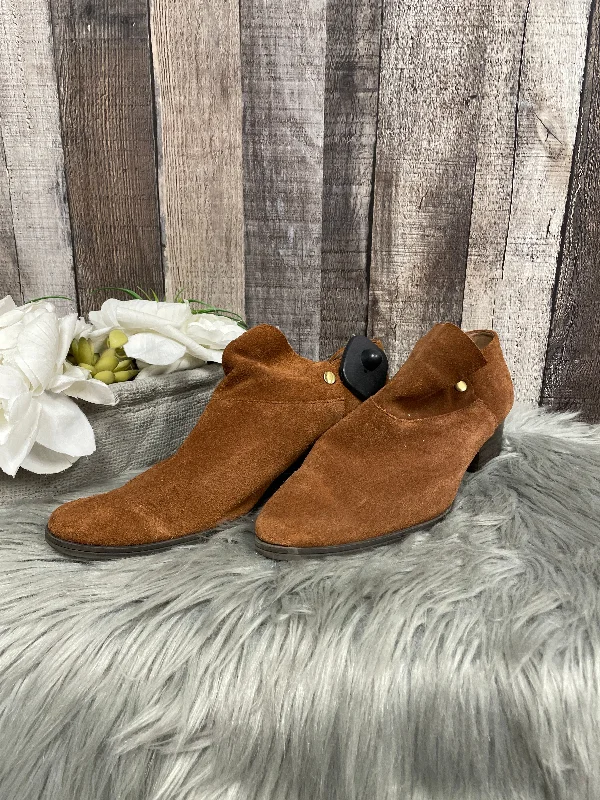 Shoes Heels Block By Aerosoles In Brown, Size: 9---Fashionable Kitten Heels for Date Night