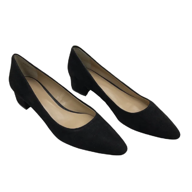 Shoes Heels Block By Ann Taylor In Black, Size: 8.5---Fashionable Kitten Heels for Date Night