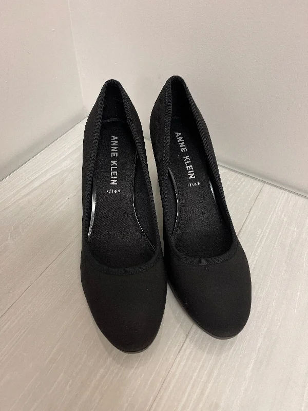 Shoes Heels Block By Anne Klein In Black, Size: 11---Fashionable Kitten Heels for Date Night