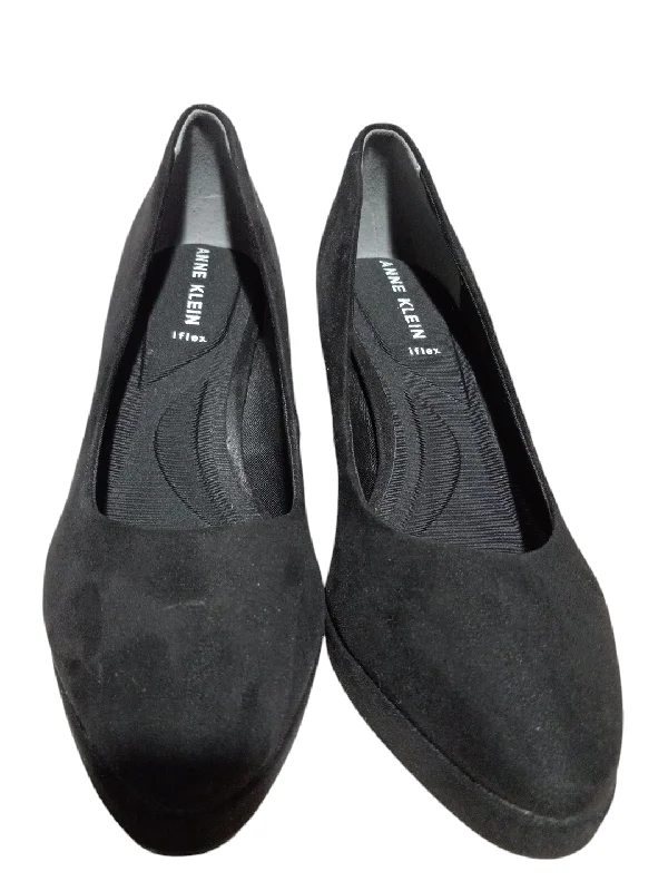 Shoes Heels Block By Anne Klein In Black, Size: 8---Fashionable Kitten Heels for Date Night