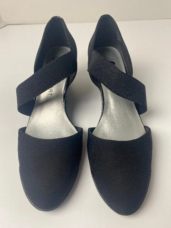 Shoes Heels Block By Anne Klein In Black, Size: 9.5---Fashionable Kitten Heels for Date Night