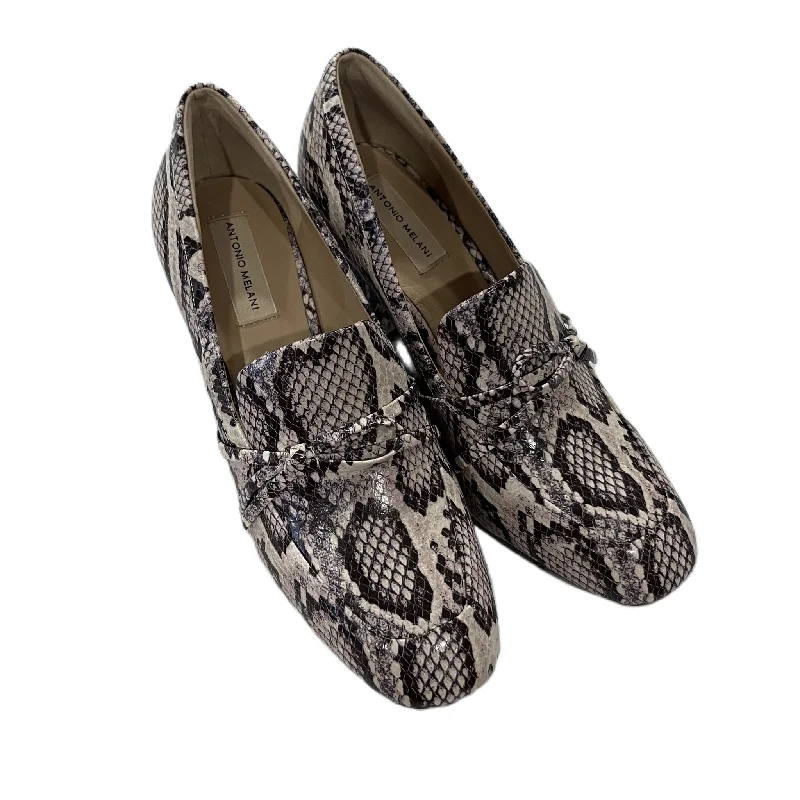 Shoes Heels Block By Antonio Melani In Snakeskin Print, Size: 10---Fashionable Kitten Heels for Date Night