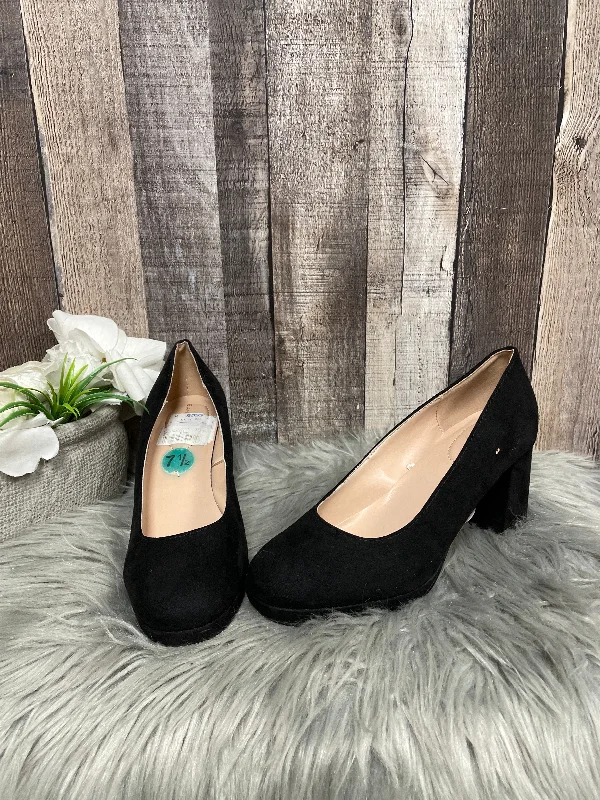 Shoes Heels Block By Bandolino In Black, Size: 7.5---Fashionable Kitten Heels for Date Night