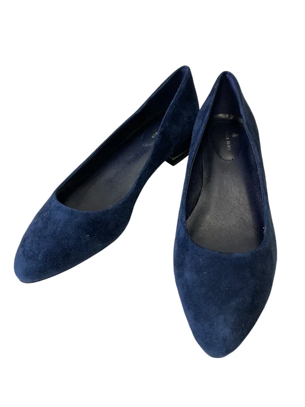 Shoes Heels Block By Bandolino In Navy, Size: 7---Fashionable Kitten Heels for Date Night