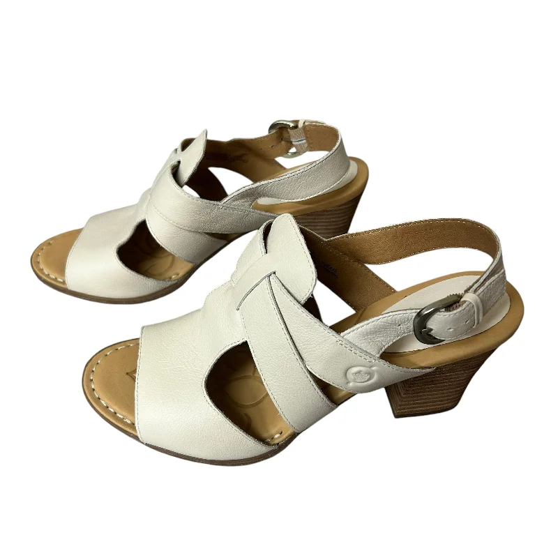 Shoes Heels Block By Born In Cream, Size: 9---Fashionable Kitten Heels for Date Night