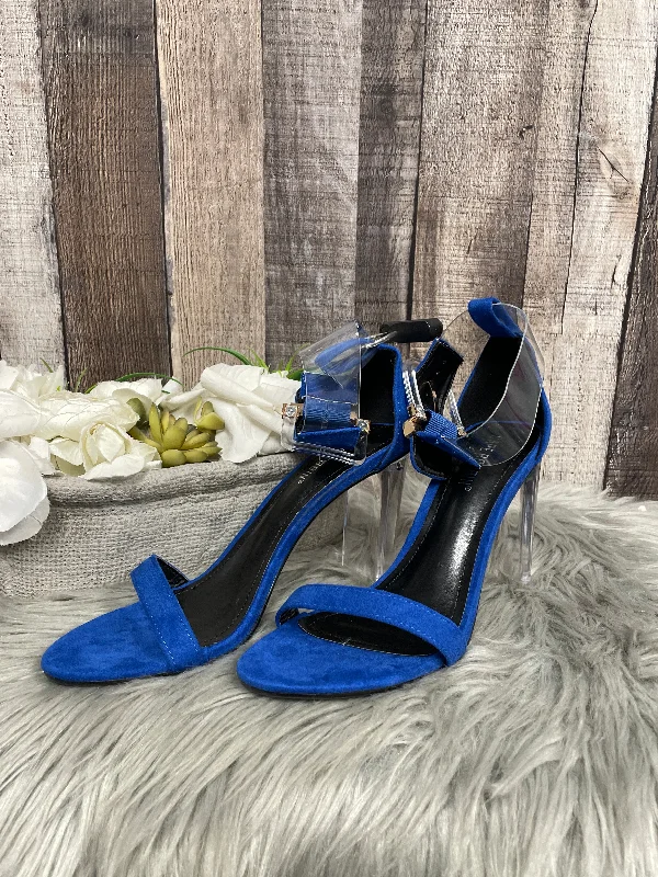 Shoes Heels Block By Cape Cod In Blue, Size: 8---Fashionable Kitten Heels for Date Night