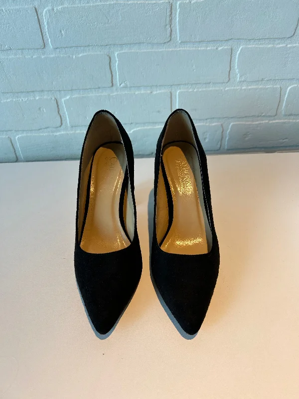 Shoes Heels Block By Catherine Malandrino In Black, Size: 8---Fashionable Kitten Heels for Date Night