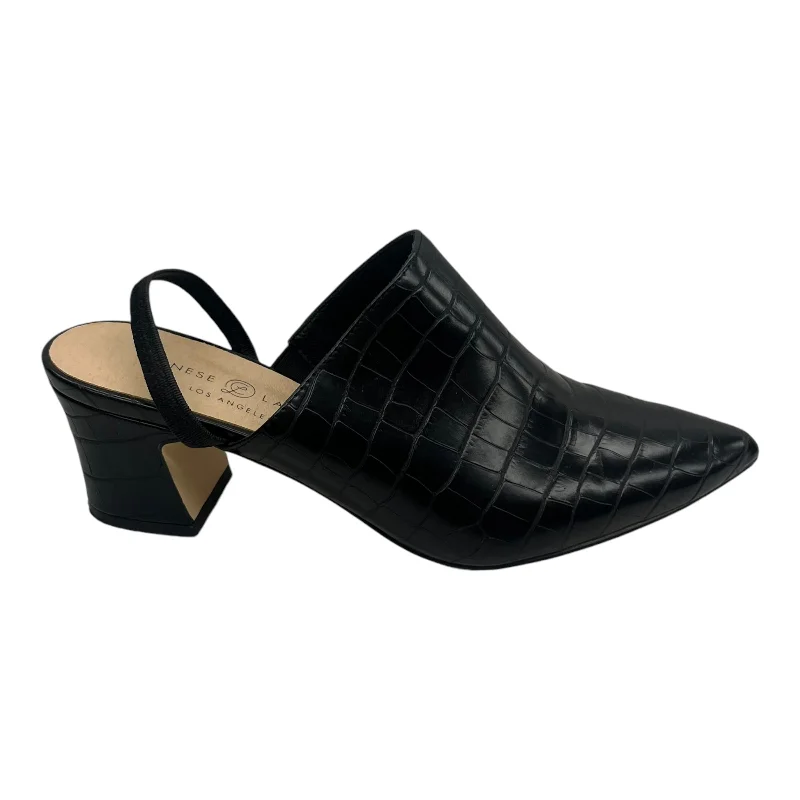 Shoes Heels Block By Chinese Laundry In Black, Size:8---Fashionable Kitten Heels for Date Night