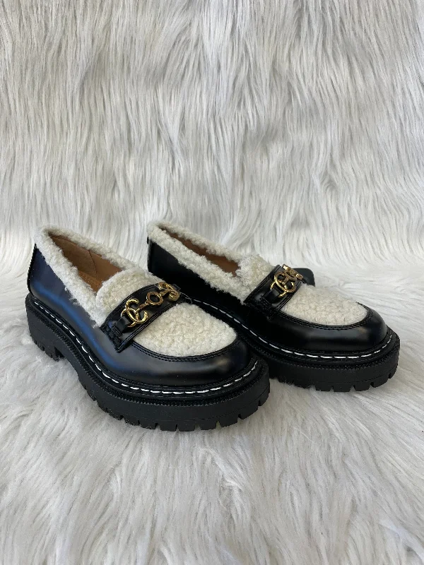 Shoes Heels Block By Circus By Sam Edelman In Black & Cream, Size: 7---Fashionable Kitten Heels for Date Night