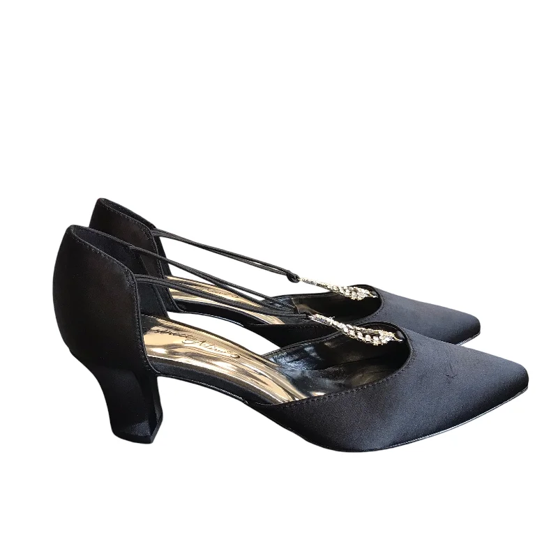 Shoes Heels Block By City Streets In Black, Size:10---Fashionable Kitten Heels for Date Night