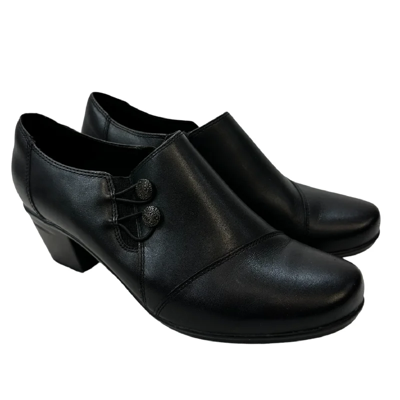 Shoes Heels Block By Clarks In Black, Size: 10---Fashionable Kitten Heels for Date Night