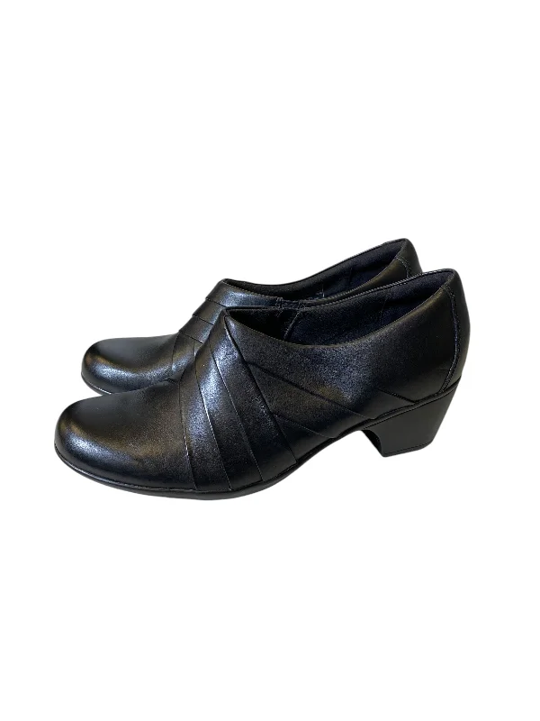 Shoes Heels Block By Clarks In Black, Size: 10---Fashionable Kitten Heels for Date Night