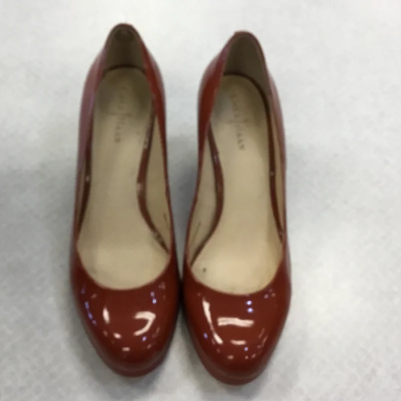 Shoes Heels Block By Cole-haan In Brown, Size: 6---Fashionable Kitten Heels for Date Night