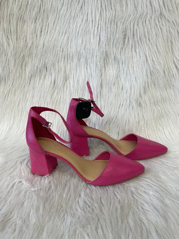 Shoes Heels Block By Copper Key In Pink, Size: 10---Fashionable Kitten Heels for Date Night