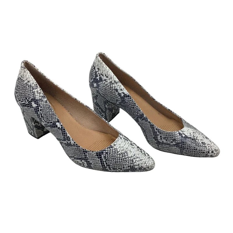 Shoes Heels Block By Corso Como In Snakeskin Print, Size: 11---Fashionable Kitten Heels for Date Night