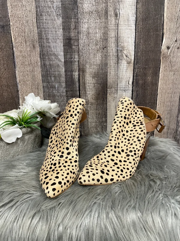 Shoes Heels Block By Dolce Vita In Animal Print, Size: 8---Fashionable Kitten Heels for Date Night