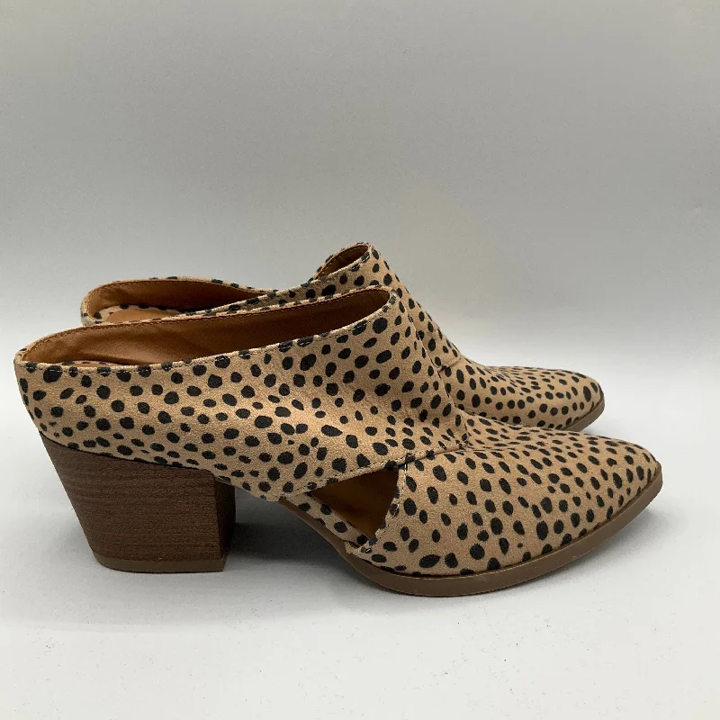 Shoes Heels Block By Dolce Vita In Animal Print, Size: 8---Fashionable Kitten Heels for Date Night