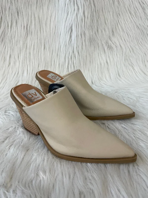 Shoes Heels Block By Dolce Vita In Tan, Size: 6---Fashionable Kitten Heels for Date Night