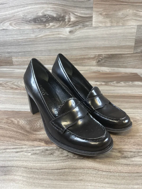 Shoes Heels Block By Franco Sarto In Black, Size: 9---Fashionable Kitten Heels for Date Night