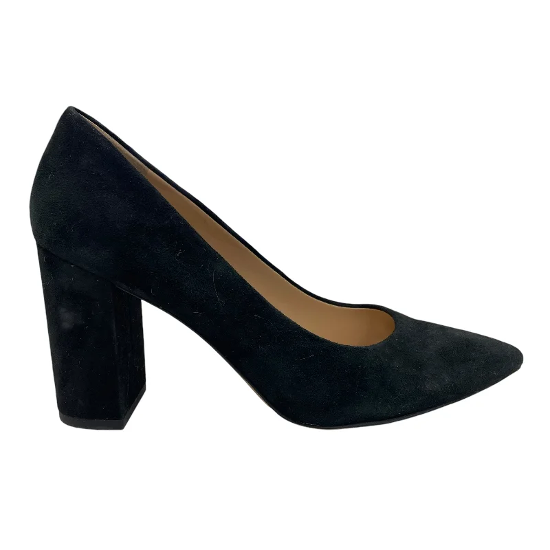 Shoes Heels Block By Franco Sarto In Black---Fashionable Kitten Heels for Date Night