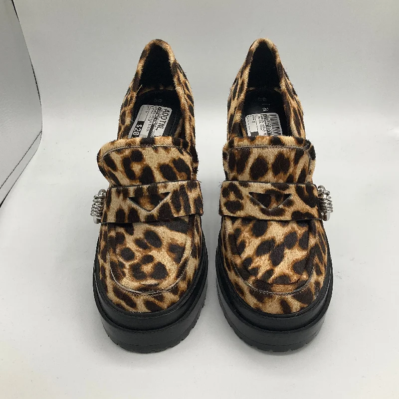 Shoes Heels Block By Gianni Bini In Animal Print, Size: 7---Fashionable Kitten Heels for Date Night