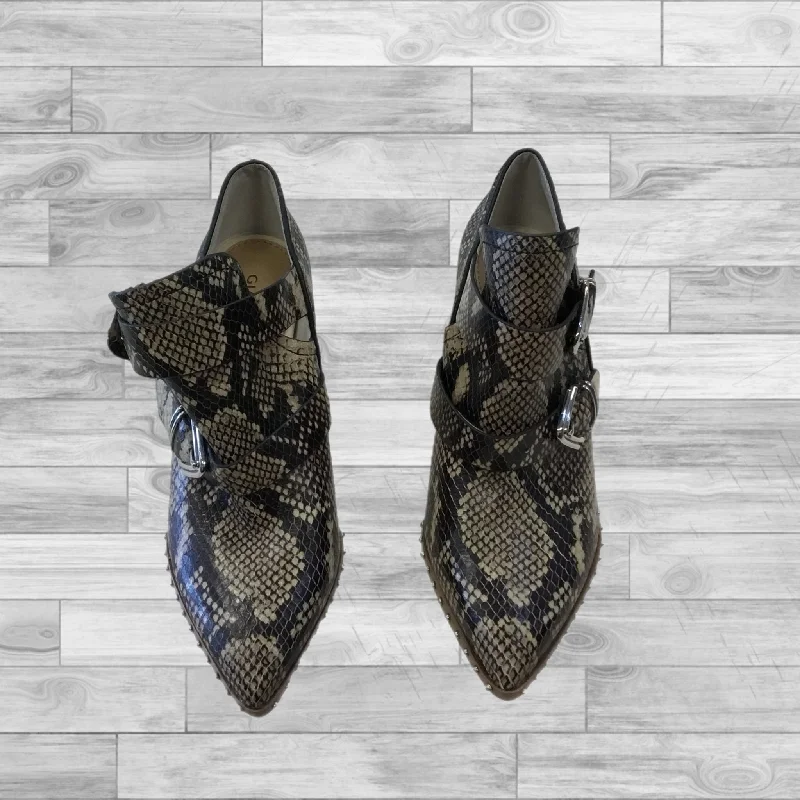 Shoes Heels Block By Gianni Bini In Snakeskin Print---Fashionable Kitten Heels for Date Night