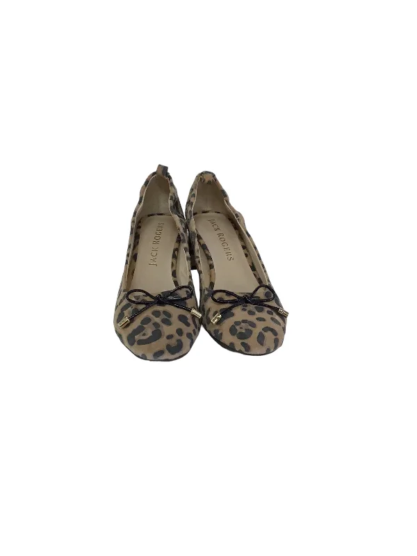 Shoes Heels Block By Jack Rogers In Animal Print, Size: 5.5---Fashionable Kitten Heels for Date Night