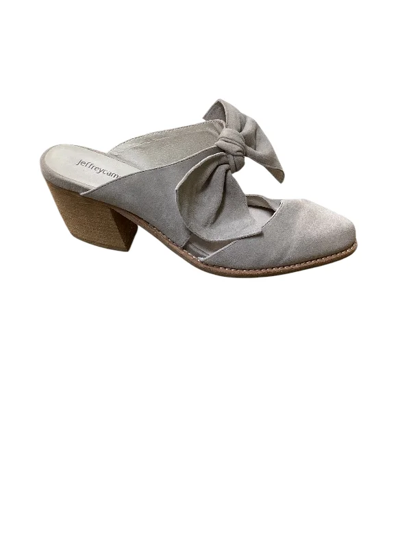 Shoes Heels Block By Jeffery Campbell In Taupe, Size: 8.5---Fashionable Kitten Heels for Date Night