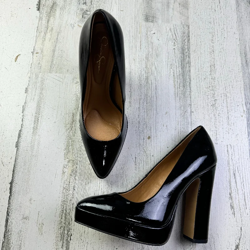 Shoes Heels Block By Jessica Simpson In Black, Size: 7.5---Fashionable Kitten Heels for Date Night