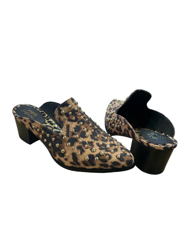 Shoes Heels Block By Just Fab In Animal Print, Size: 8---Fashionable Kitten Heels for Date Night