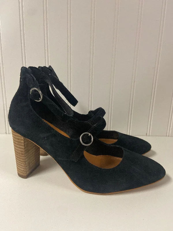 Shoes Heels Block By Lucky Brand In Black, Size: 7.5---Fashionable Kitten Heels for Date Night