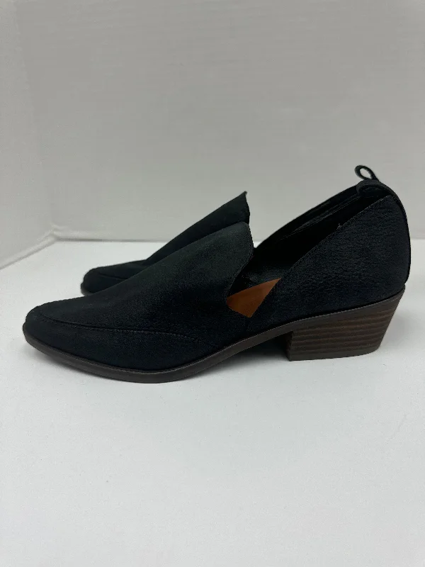 Shoes Heels Block By Lucky Brand In Black, Size: 7.5---Fashionable Kitten Heels for Date Night