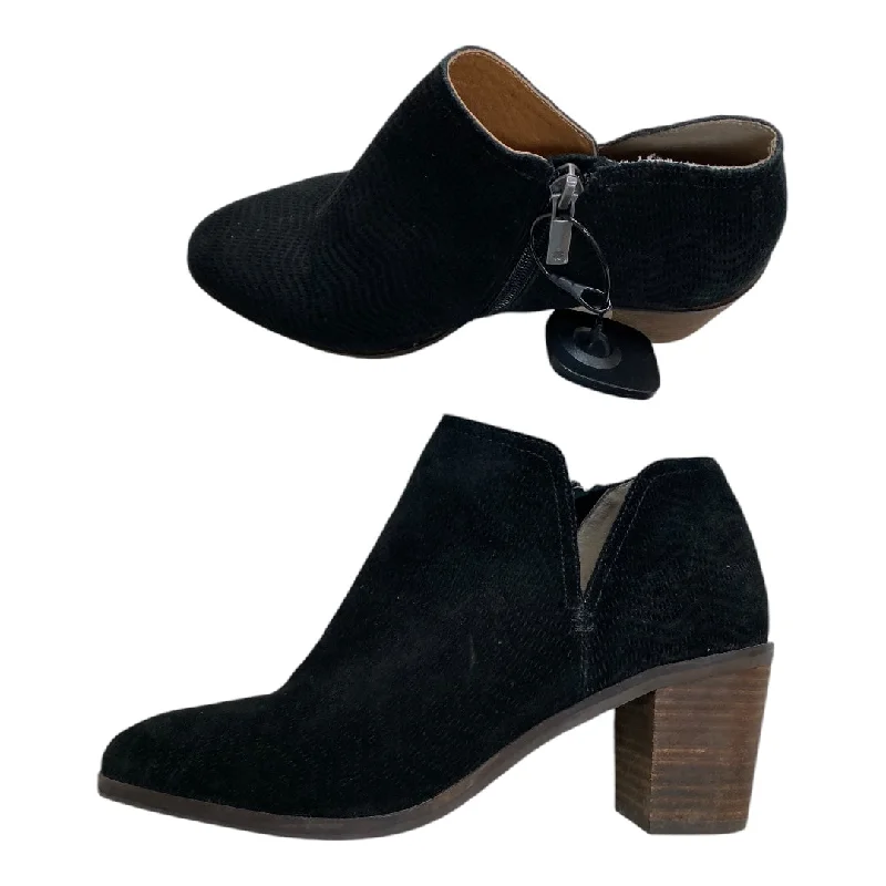 Shoes Heels Block By Lucky Brand In Black, Size: 8.5---Fashionable Kitten Heels for Date Night