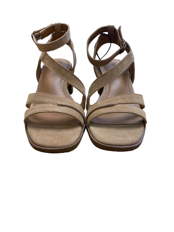 Shoes Heels Block By Lucky Brand In Brown, Size: 6.5---Fashionable Kitten Heels for Date Night