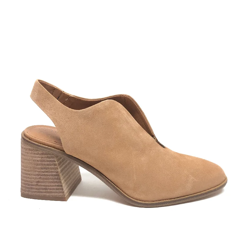 Shoes Heels Block By Lucky Brand In Brown, Size: 7.5---Fashionable Kitten Heels for Date Night