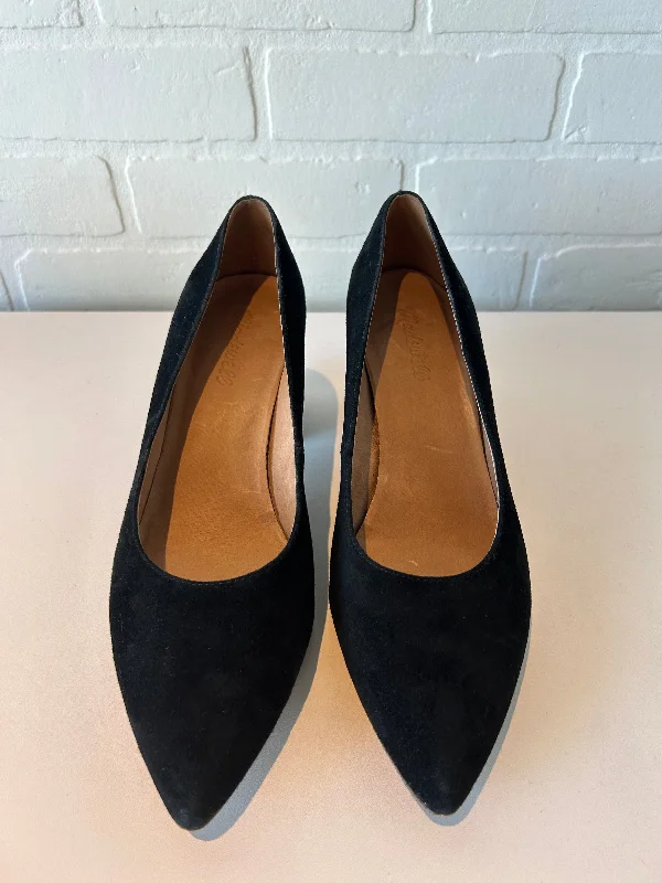 Shoes Heels Block By Madewell In Black, Size: 9.5---Fashionable Kitten Heels for Date Night