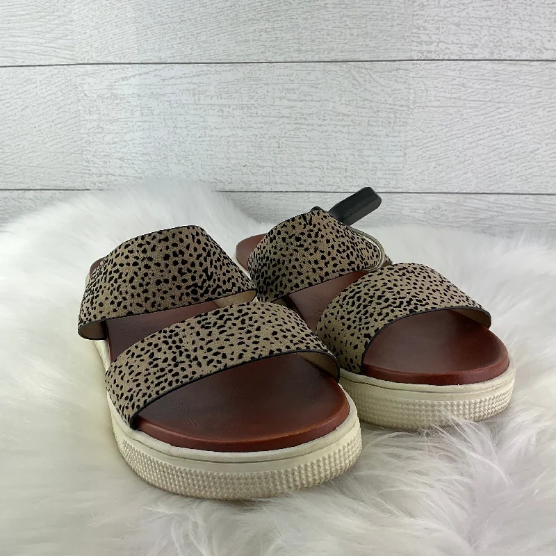 Shoes Heels Block By Mia In Animal Print, Size: 9---Fashionable Kitten Heels for Date Night