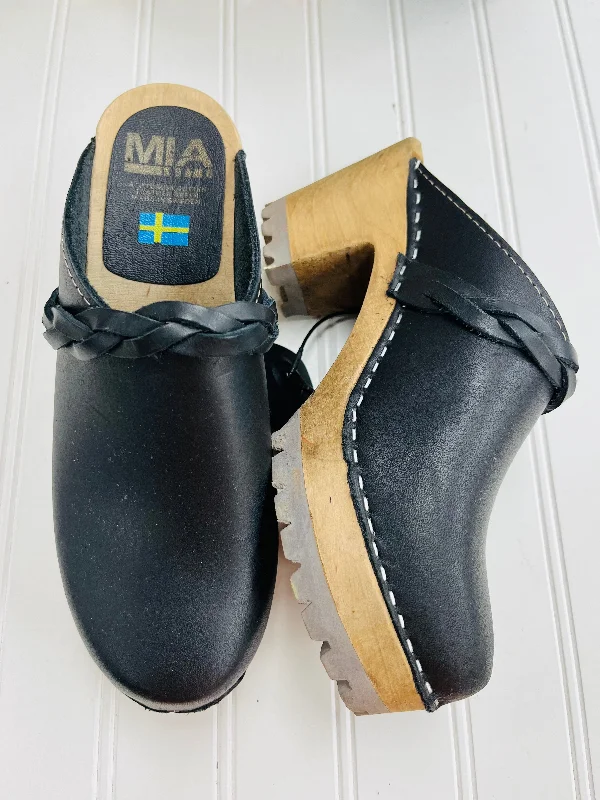 Shoes Heels Block By Mia In Black, Size: 9---Fashionable Kitten Heels for Date Night