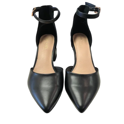 Shoes Heels Block By Michael By Michael Kors In Black, Size: 11---Fashionable Kitten Heels for Date Night