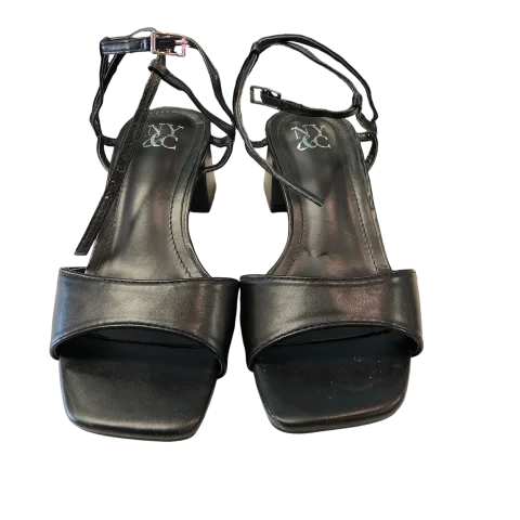 Shoes Heels Block By New York And Co In Black, Size: 7---Fashionable Kitten Heels for Date Night