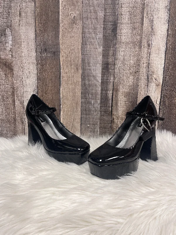 Shoes Heels Block By Nine West In Black, Size: 7.5---Fashionable Kitten Heels for Date Night