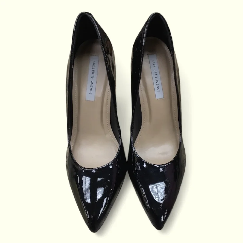 Shoes Heels Block By Saks Fifth Avenue In Black, Size: 7.5---Fashionable Kitten Heels for Date Night