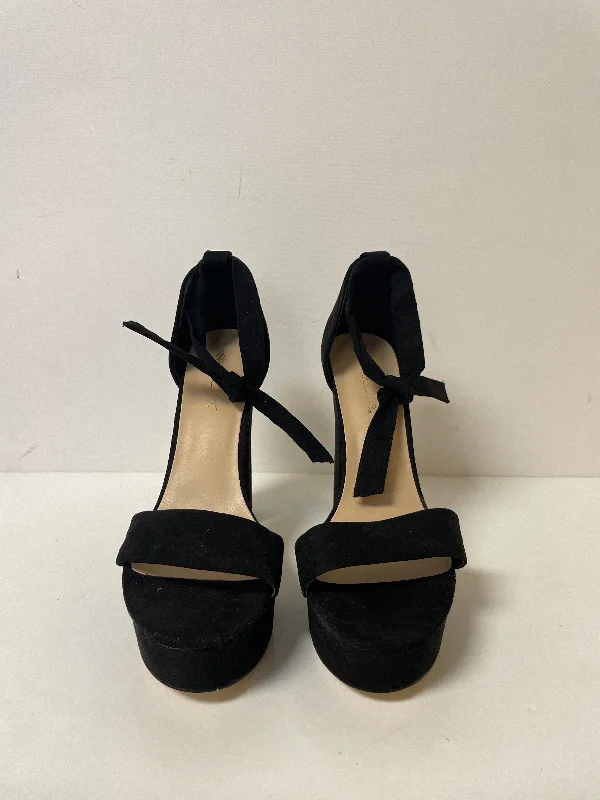 Shoes Heels Block By Shoedazzle In Black, Size: 8.5---Fashionable Kitten Heels for Date Night