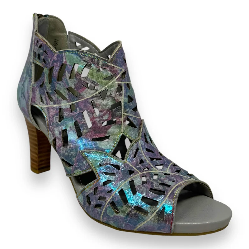 Shoes Heels Block By Spring Step In Multi-colored, Size: 8.5---Fashionable Kitten Heels for Date Night