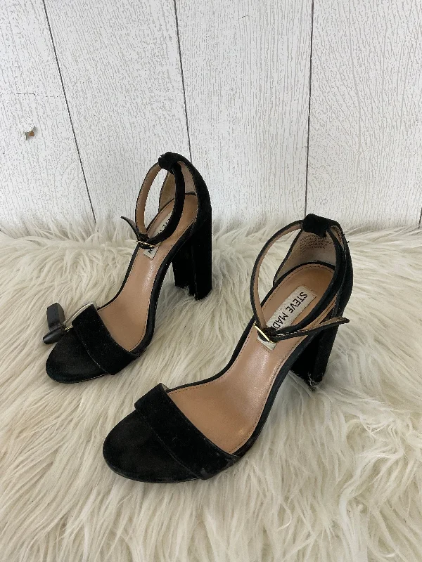 Shoes Heels Block By Steve Madden In Black, Size: 6---Fashionable Kitten Heels for Date Night