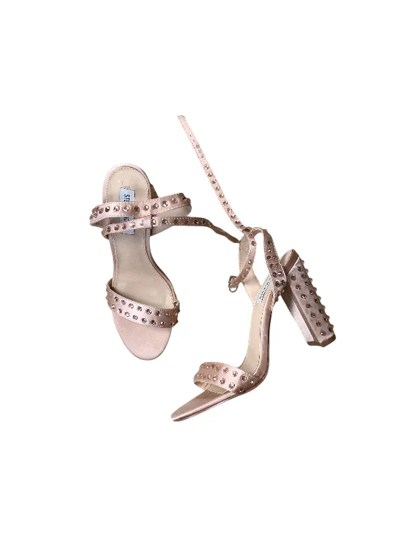 Shoes Heels Block By Steve Madden In Rose Gold, Size: 8.5---Fashionable Kitten Heels for Date Night