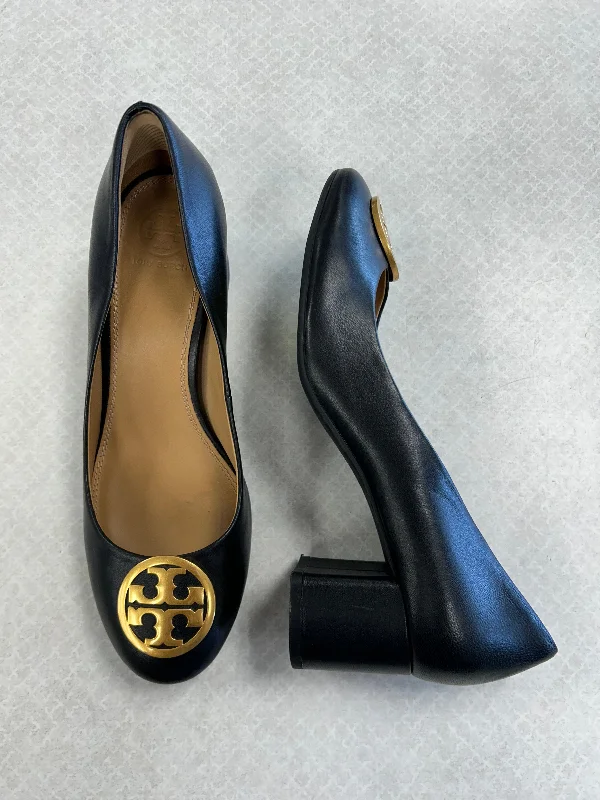 Shoes Heels Block By Tory Burch In Black, Size: 8.5---Fashionable Kitten Heels for Date Night