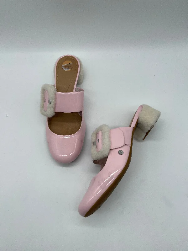 Shoes Heels Block By Ugg In Pink, Size: 7---Fashionable Kitten Heels for Date Night