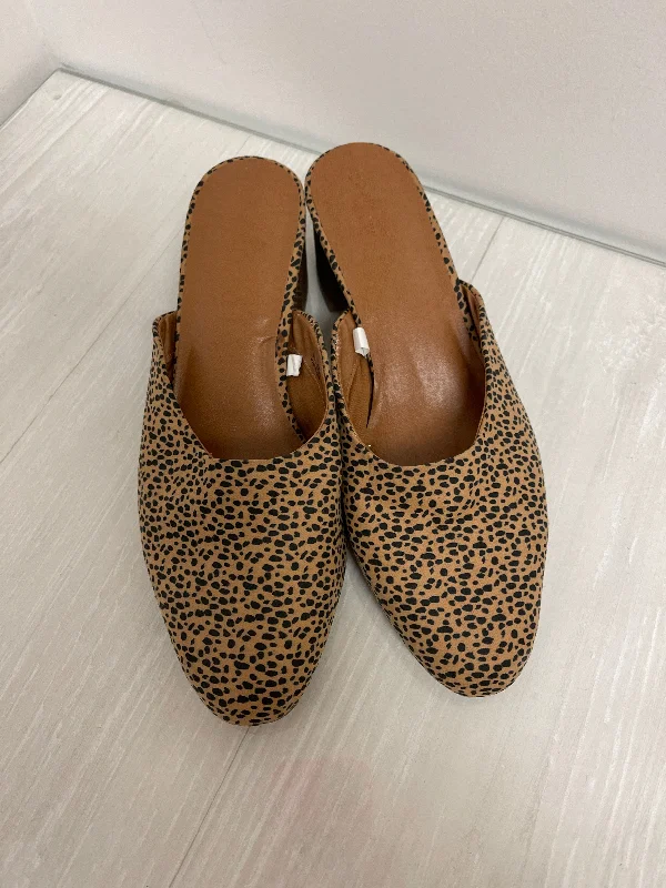 Shoes Heels Block By Universal Thread In Animal Print, Size: 10---Fashionable Kitten Heels for Date Night