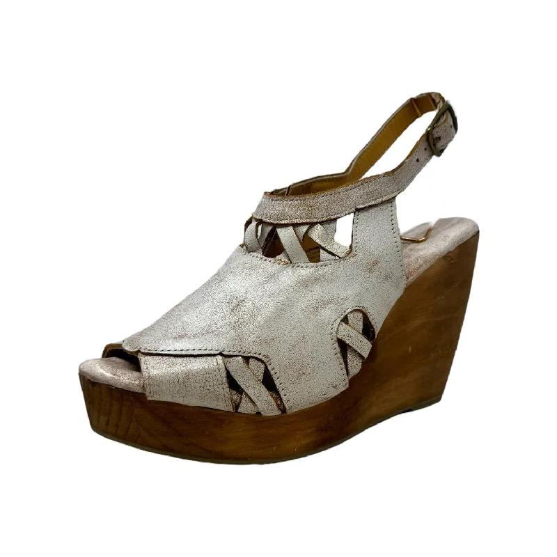 Shoes Heels Block By Very Volatile In Silver, Size: 9---Fashionable Kitten Heels for Date Night